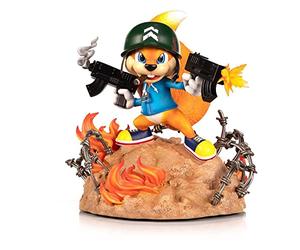 First4Figures Conker 's Bad Fur Day-Soldat Conker - Conker para niños (33 cm), Multicolor, carbón, Estándar