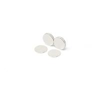 FIRST4MAGNETS Imán de neodimio N42 de 15/16 pulgadas de diámetro x 1/16 pulgadas de grosor - Tirador de 5 libras - Material con licencia (paquete de 4)