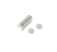 FIRST4MAGNETS Imán de neodimio N52 de 1/2 pulgadas de diámetro x 1/8 pulgadas de grosor - 3,2 kg de tracción - Material con licencia (paquete de 10)