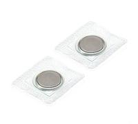 - First4magnets Imán textil F15PVC-5-AMZ F15PVC-5 con puntadas en PVC, de cambio rápido, Magic & Illusions (4 pares), plateado, 25 x 10 x 3 cm, 4 pares