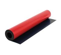 first4magnets Magflex® Hoja Magnética Matt Red Matt Para Crear Imágenes Magnéticas, Obras de Arte, Letreros O Pantallas - 620mm de Ancho - 5 M de Longitud