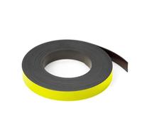 first4magnets Magflex® Lite Flexible Matt Matt Yellow Magnetic Tape para Pizarras, Tableros de Notificación O Archivadores - 12.7mm de Ancho - 5 M de Longitud
