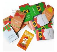 FIRST4MAGNETS MagFlex® Tarjetas de Desafío de Navidad para familias, niños, niñas, escuelas, maestros y estudiantes