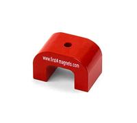 first4magnets Pequeño Imán de Herradura de Alico Rojo Para Aplicaciones de Alta Temperatura, Ingeniería Y Fabricación - 30mm x 20mm x 20mm de 4.5mm - 4.5kg