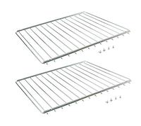 First4Spares Estante universal ajustable extensible para horno/cocina/nevera, 352-566 mm, 2 unidades