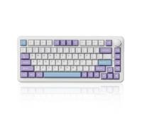 FIRSTBLOOD ONLY GAME. AK820 Max - Teclado mecánico con cable al 75%, interruptor magnético, teclado para juegos montado en caliente con junta intercambiable en caliente, 81 teclas PBT, perilla de