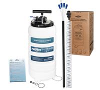 FIRSTINFO A1106EUY5 | 3.ª generación 15 L Hecho en Taiwán | Extractor de Aceite neumático/Manual Patentado con manómetro, 5 mangueras Incluido Tubo Ultrafino de 130 cm