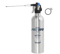 FIRSTINFO A1636 | Pulverizador Recargable de Acero Inoxidable 650 ml para Limpiador de Frenos | Presión máxima 110 PSI | Lata Tipo Aerosol Reutilizable con Boquilla de Doble vía
