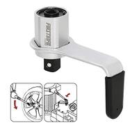 FIRSTINFO F3220DF | Multiplicador de Par Manual 800 Nm 3,4:1 | Llave con Adaptador de 1/2" Hembra a 3/4" Macho | Para Tuercas de Rueda de Coche