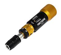 FIRSTINFO H5177 | Destornillador Dinamométrico de Precisión Certificado | Portapuntas Hexagonal 1/4" con Liberación Rápida | Par 5-60 cNm (0,05-0,6 Nm)