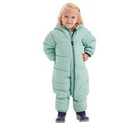firstinstinct by killtec FIOW 32 MNS ONPC Mono/Traje para la Nieve con Aspecto de plumón y Capucha, Steel Mint, 122-128 cm Unisex Kids