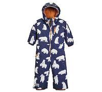 firstinstinct by killtec FISW 33 MNS ONPC Mono de esquí/Traje de Nieve con Capucha, Impermeable, Dark Blue, 86-92 Unisex Kids