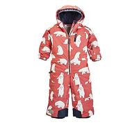 firstinstinct by killtec niños Mono de esquí/traje de nieve con capucha, impermeable FISW 33 MNS ONPC, mineral red, 122, 39910-000