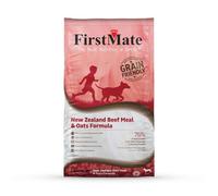 FirstMate, Alimento seco de Nueva Zelanda para perros con carne de vacuno y avena, apto para cereales, 11,3 l