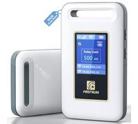 FIRSTNUM Punto de acceso móvil M4 4G LTE, punto de acceso WiFi portátil para viajes, no requiere tarjeta SIM ni contrato, dispositivo WiFi de bolsillo para RV y uso al aire libre, conecta hasta 10