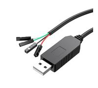 FIRSTXIU Adaptadores USB convertidores de cable RXD TXD GND señales GND 4 pines hembra para adaptadores de desarrollo de sistemas integrados