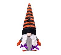 FIRSTXIU Adorno de gnomos de peluche de trenza de Halloween