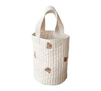 FIRSTXIU Bolsa de pañales acolchada de gran capacidad, bolsa de algodón para cochecito de viaje, bolsas de almacenamiento para mujer, oso, Reference image information