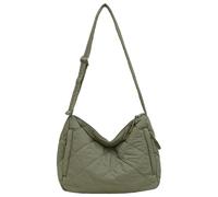 FIRSTXIU Bolsas cruzadas de gran capacidad, bolsas de hombro a la moda, bolsa de mensajeros para estudiantes, mochila escolar para todos los días, Green, Talla única
