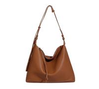 FIRSTXIU Bolsas de hombro de gran capacidad para mujer, de piel sintética, a juego, para las axilas, para compras, citas, Brown, Talla única