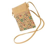 FIRSTXIU Bolso bandolera con estampado de flores para mujer, monedero pequeño para teléfono de hombro, elegante, para uso diario, con estampado de flores, bolso cruzado para llevar al teléfono, Torre