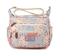 FIRSTXIU Bolso bandolera de gran capacidad para mujer, con estampado de flores, bolso de hombro moderno para uso diario, puzzle, Talla única