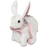 FIRSTXIU Bolso bandolera de piel sintética para mujer, con forma de conejo, elegante bolsa de mensajero para viajes y uso diario, White, As shown in the picture