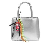 FIRSTXIU Bolso bandolera elegante para mujer, estilo francés, bolsa de hombro para viajes, asa superior, bolso de mano de piel sintética, Silver, Talla única