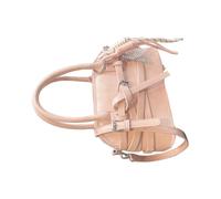 FIRSTXIU Bolso bandolera retro ajustable de piel sintética para mujer, bolso cruzado para oficina, viajes casuales y viajes casuales, Pink, Talla única