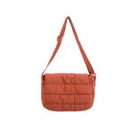 FIRSTXIU Bolso cruzado de algodón acolchado de moda para mujer, bolso de hombro informal para las axilas, para estudiantes, Brown, Talla única