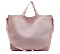 FIRSTXIU Bolso cruzado de nailon ligero para mujeres y hombres, correa ajustable, bolsa de hombro de gran capacidad para la escuela, oficina, viajes, Pink, Talla única