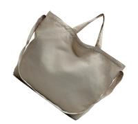 FIRSTXIU Bolso cruzado de nailon ligero para mujeres y hombres, correa ajustable, bolsa de hombro de gran capacidad para la escuela, oficina, viajes, beige, Talla única