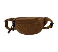 FIRSTXIU Bolso cruzado de pana de moda para mujer, versátil bolsa de pecho, bolso de hombro para deportes al aire libre y viajes, Brown, 34 x 15 x 11 cm