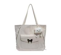 FIRSTXIU Bolso de hombro de mariposa para mujer, elegante bolso de mano simple para la escuela, mochila de gran capacidad, mochila de compras para mujer, mochila de hombro de mariposa para la escuela