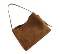 FIRSTXIU Bolso de hombro de pana marrón con gran capacidad para viajes y uso diario, cómodo bolso de mano casual con correa ajustable