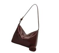 FIRSTXIU Bolso de hombro para mujer, bolso cruzado de otoño e invierno, bolso de trabajo retro, bolso de mano de gran capacidad para viajes diarios, rojo vino, Talla única