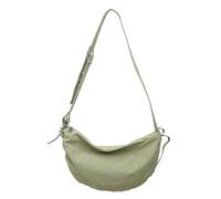 FIRSTXIU Bolso de hombro para mujer, estilo coreano, bolsa de mensajero plisada, color sólido, bolsa cruzada para viajes diarios, Green, Talla única
