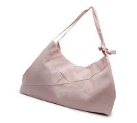 FIRSTXIU Bolso de mano elegante para mujer, bolso de mano a juego, gran capacidad, bolsas escolares de color sólido, Pink, Talla única