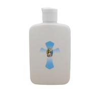 FIRSTXIU Botella de agua bendita, botella de loción religiosa de plástico, rellenable, recipiente de agua bendita para bautismos cristianos católicos