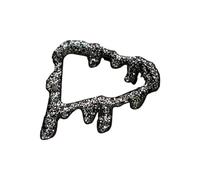 FIRSTXIU Broche, alfileres de metal para gorras de béisbol, broches creativos de dibujos animados, accesorio de ropa, insignia, decoración de sombrero, 41.1*36.5*2mm