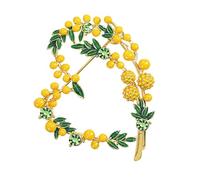 FIRSTXIU Broche, hermoso broche con forma de corazón de frutas, para fiesta, oficina, pin de solapa de moda, textura de aleación, adecuado para mujeres y regalo unisex, As shown