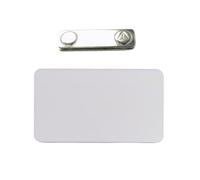 FIRSTXIU Broche, insignia acrílica resistente a la moda para técnicas de transferencia de calor y sublimación, personaliza diseños elegantes, 40x70mm