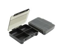 FIRSTXIU Caja de almacenamiento para señuelos de pesca, caja de almacenamiento de accesorios de pesca, tapa transparente, caja de almacenamiento multicompartimento, contenedor de equipo multiusos