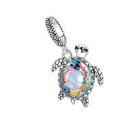 FIRSTXIU Colgante de plata con temática de animales, diseño de gatos, patas, cachorros, tortugas, accesorios para amantes de las mascotas, colgante de perro de plata ligero, talla única, como se