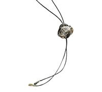 FIRSTXIU Collar ajustable con colgante de camelias que simboliza elegancia y nobleza con diseños de tirar para un estilo versátil, Circumference 71-80cm, Metal