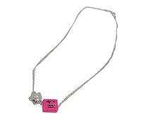 FIRSTXIU Collar, collar de estrella con colgante de aduana nacional, joyería simple, collar de cadena de clavícula, joyería para mujer, As shown, Aleación y acrílico