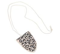 FIRSTXIU Collar con estampado de leopardo con cierre magnético para un fácil uso, cadena larga, accesorio de joyería de moda para mujer, uso diario, corteza