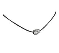 FIRSTXIU Collar único de calavera hueca para hombres y mujeres, colgante de cabeza de esqueleto, cadena ajustable, 45+5cm, Metal