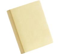 FIRSTXIU Cuaderno B6 en blanco con fundas de poliuretano, 320 hojas, 640 páginas de grosor
