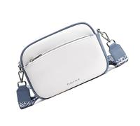 FIRSTXIU Delicado bolso cruzado de piel sintética con correa ajustable para guitarra para mujer, bolso de hombro pequeño casual, Blue, Talla única